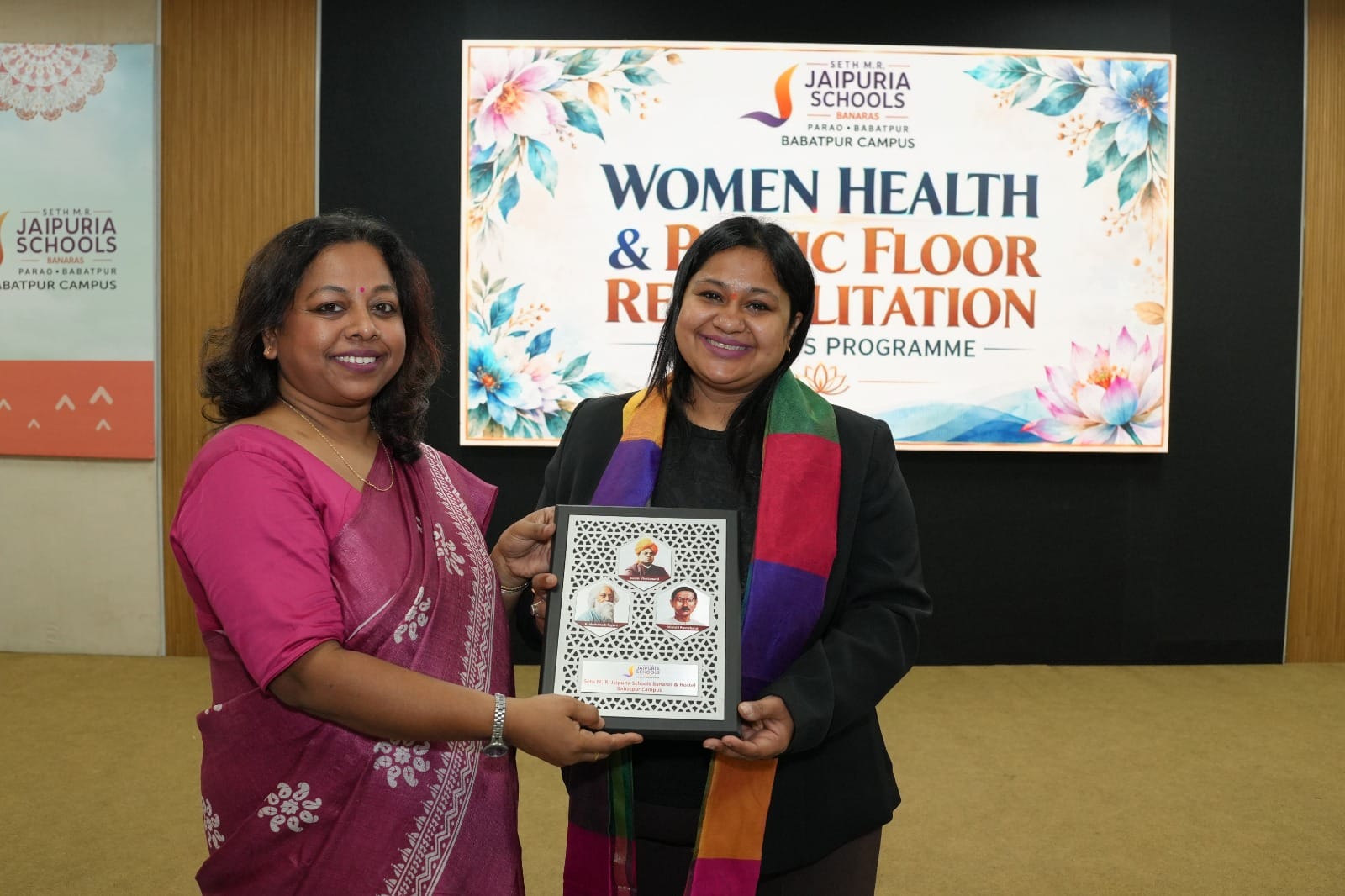 Institutional Plaque Presentation in Varanasi to Dr. Neha Gupta